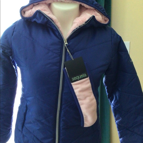 Sequoia girls 2 piece puffer jacket with hood